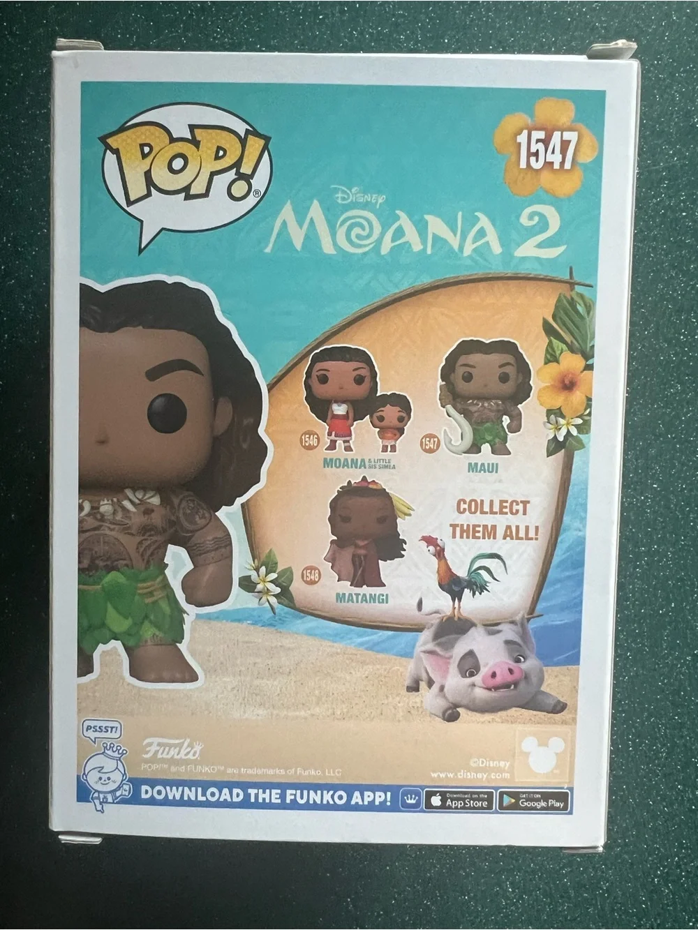 Disney Moana 2 Maui Funko POP! Figure - Brown, Green